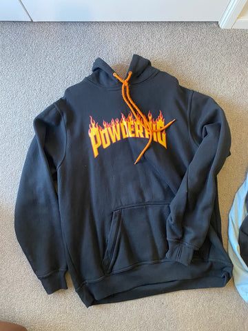 Sample flames hoodie