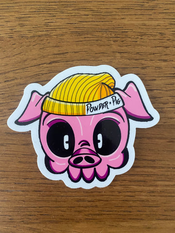 New Pig Face Logo Sticker